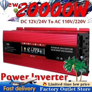 【Original Power Inverter】20000W Original Power inverter Solar inverter DC 12V/ 24V to AC 110V/220V C