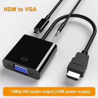 High Quality HDMI Male to VGA Female Adapter Cable 1080P Converter for HDTV/Monitor/Projector/PC