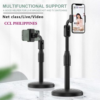 100% Good Quality Adjustable Cellphone Desk Stand Holder (Black)
