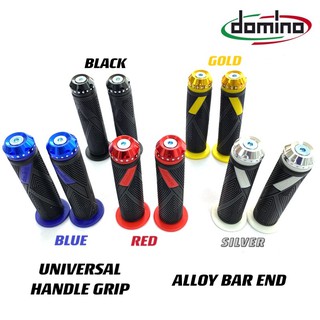 Universal Domino Handle Grip 22mm Alloy Bar End Fit For Any Motorcycle Anti Slip Soft Traction