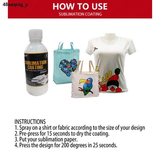 ✸QUAFF Sublimation Spray Coating 300ml For Tshirts / garments