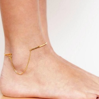 U.S. imports 14k gold-infused anklet c-shaped anklet Minimalist