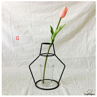 NII-Creative Elegant Plant Flower Iron Vase Simple Diverse (8)