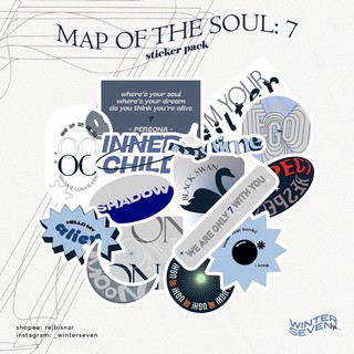 [WV] BTS Map of the Soul: 7 Sticker Pack