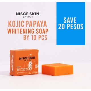 Nisce Skin Basics Kojic Papaya Whitening Soap 100g x 10's