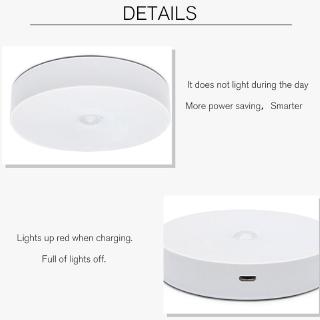 Phiallin Led Indoor Motion Sensor Night Light Rechargeable Portable Induction Light Toilet Lamp (8)