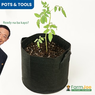 Fabric Pots | 5 Gallon Pots | Breathable Grow Bags | Plant Pots | High Quality Felt Pots | FarmJoe