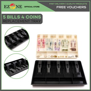 New Cash Coin Register Insert Tray Replacement Money Drawer Storage