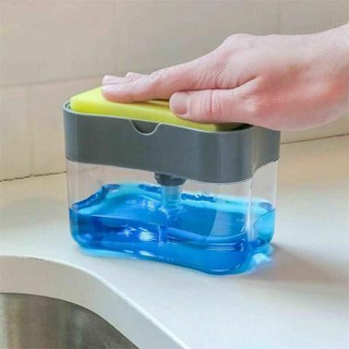 Liquid Soap Pump Dispenser & Sponge Caddy (3)