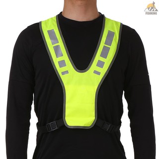 FIKI High Visibility Safety Vest Outdoor Sports Running Cycling Reflective Vest with Pocket (9)