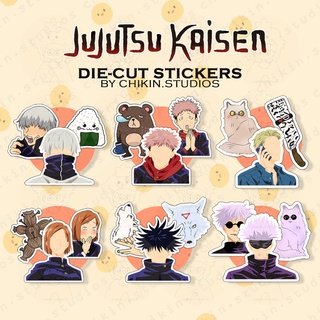 Jujutsu Kaisen Stickers / Gojo Satoru, Nanami, Itadori, Megumi, Nobara, Inumaki by chikin.studios
