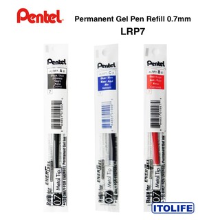 Pentel ENERGEL LRP7 Permanent Gel Pen Refill 0.7mm- 1pc