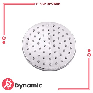 Dynamic ABS 6 inches Rain Shower Head Only Round Rainfall Effect