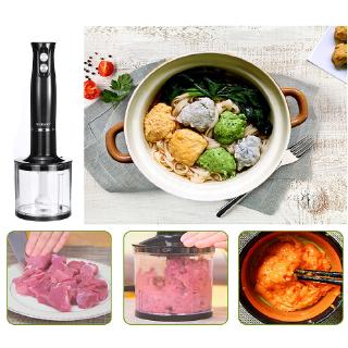 【In stock】4 in 1 Electric Hand Blender Vegetable Juicer Mixer Processor Stick Kitchen Whisk Milkshake Set (2)