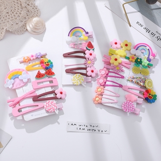 6ps/30pcs multi-style suit hairpin rainbow cute all-match hairpin (3)