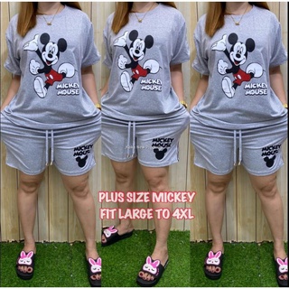 2021 newPLUS SIZE SHORTS MICKEY MOUSE TERNO (2)