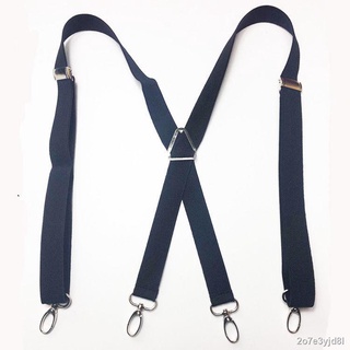 ☇●﹍Hook buckle suspenders suspenders clip trousers belt best man bridesmaid sling rope unisex hook e