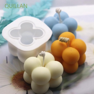 QUILLAN Handmade Aromatherapy Plaster Mould Candle Making Silicone mold Wax Candle Molds 3D DIY Chocolate Cake Candle holder Soap Molds