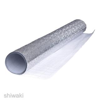 Kitchen Backsplash Wallpaper Aluminum Foil Heat Resistant Anti-Friction