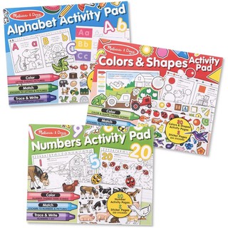 Melissa & Doug Sticker and Coloring Activity Pad 3-Pack