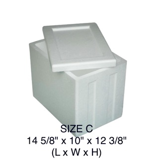 COD STYRO BOX / Size C Box / Ice Chest / Styro Box