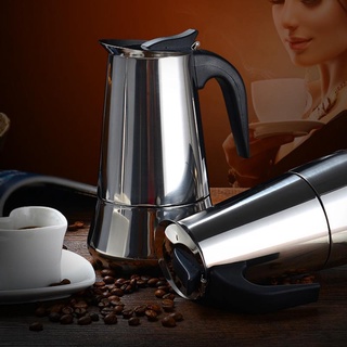 Stainless Steel Coffee Maker Moka Pot Espresso Maker Moka Pot Geyser Coffee Maker Italian Coffee