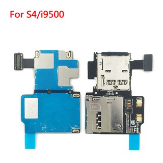 For Samsung Galaxy S4 i9500 I9505 SD SIM Card Tray Slot Holder Reader Cables