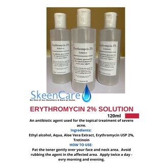 ERYTHROMYCIN 2% SOLUTION, 120ml