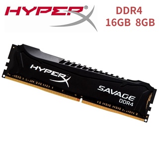 COD ！New Kingston HYPERX SAVAGE Fury DDR4 16GB 8GB DDR4 2133Mhz/2400Mhz/2666MHZ/3200MHz Desktop Dimm PC4-19200 21300 1.2v DIMM Desktop Memory Ram 288Pin