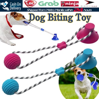 Multifunction Pet Molar Bite Dog Toys Rubber Chew Ball Cleaning Teeth Safe Elasticity Soft Puppy Suc