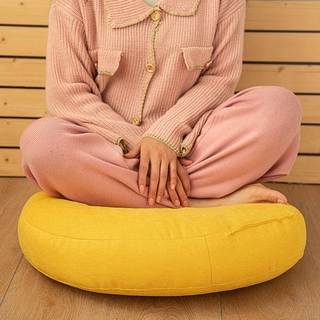 Japanese Round Floor Cushion Seat Cushion Soft Breathable Tatami Chair Cushion Throw Pillow Pouf for Meditation Yoga gift