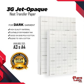 Dark Transfer Paper 3G Jet-Opaque A4 (10 sheets)