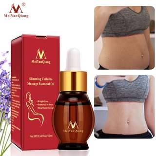 【Ready Stock】✢✔MeiYanQiong Slimming Essence Remove Cellulite Massage Essential Fat Burn Weight Loss