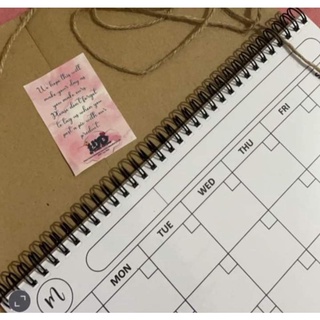 Personalized Undated Table Calendar Planner(Not standing)