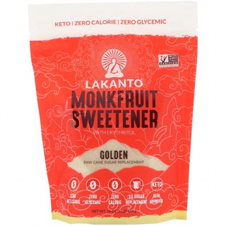 Lakanto Monkfruit Sweetener With Erythritol, Golden 454g