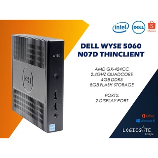 Dell WYSE 5060 N07D QuadCore Thinclient 4GB DDR3/ 8GB SSD (1)