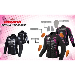 BENKIA HDF-JSW95 MOTORCYCLE RIDING JACKET (FOR WOMEN)