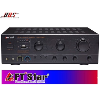 FT-Star Amplifier AV802BT with FM ,USB, SD Port, MP3 and Bluetooth Function (500w x 2)