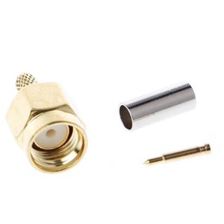 1pc SMA Male Crimp RF connector for Mimo Antenna Wire RG174 RG316 LMR100 Cable RF