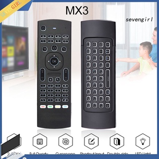 haet MX3 2.4G Wireless Remote Control Air Mouse Keyboard for X96 H96 Android TV Box