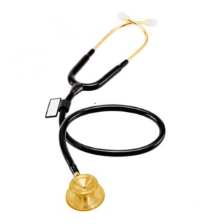 MDF Acoustica Lightweight Gold Stethoscope MDF747XP (Black)