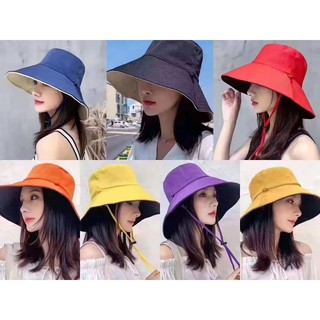 IVT/Double sided Fashion Bucket Hat Plain Unisex Sun Hat