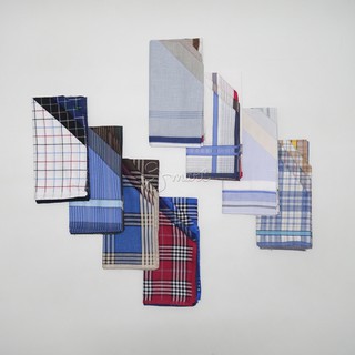 Men's Checkered Handkerchief 3-Piece