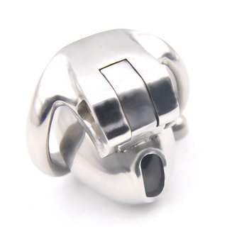 Confidential delivery 2021 Newest Stainless Steel Erotic Magic Bondage Lock Male Chastity Cage Devic