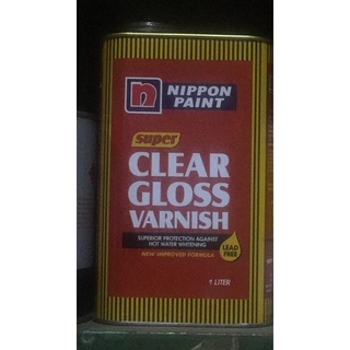 ☸﹍nippon paint super clear gloss varnish valspar vspar lead free new formula 1 liter 1/2 1/4 size