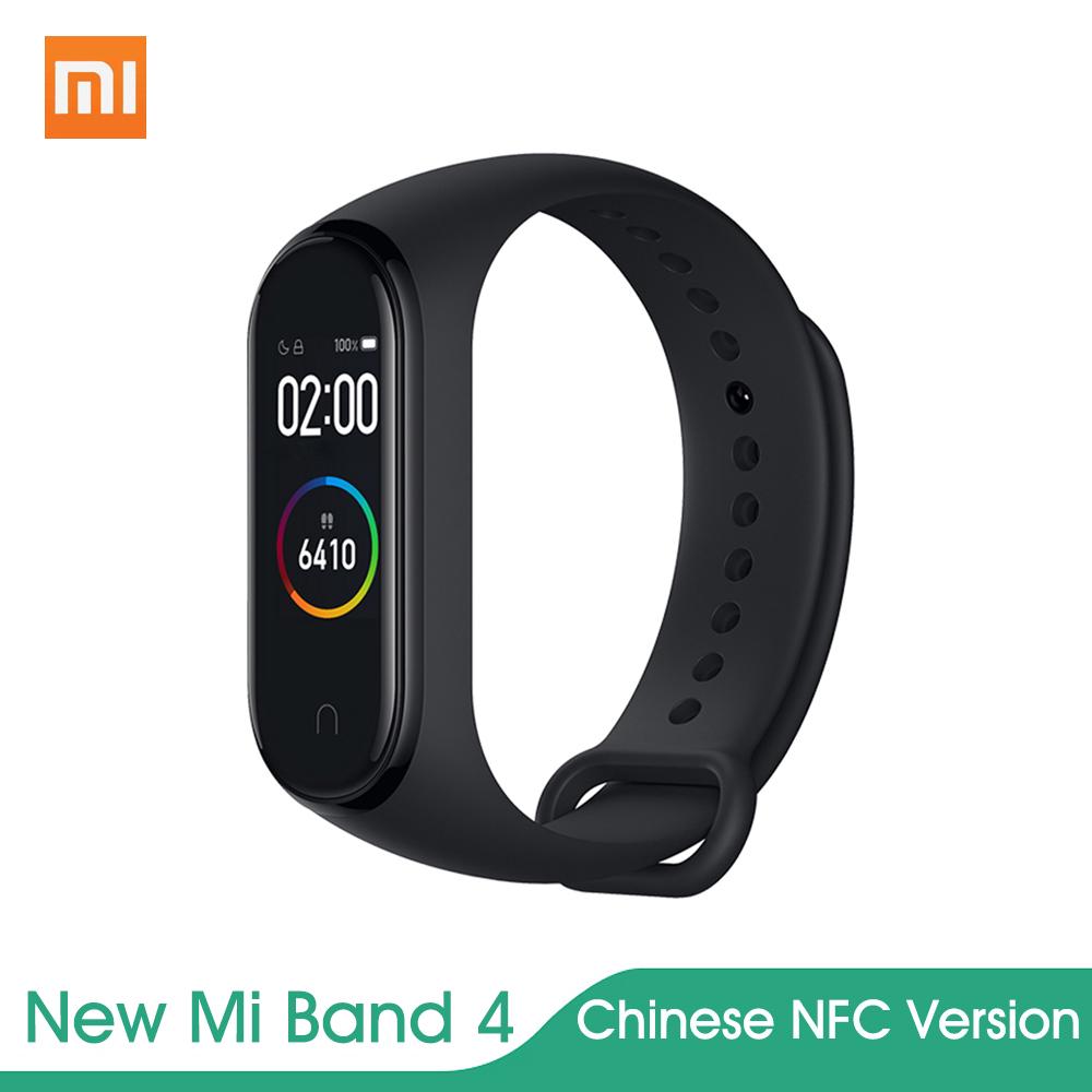 2019 Mi Band 4 NFC Version Smart Bracelet Fitness Tracker AMOLED Screen BT 5.0