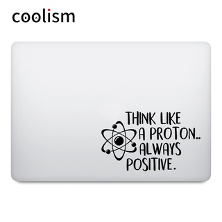 Think Inspired Proverbs Quote Laptop Decal Sticker for Macbook Pro Air Retina 11 12 13 15 Mac Book