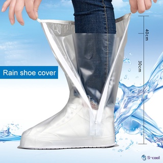 *Hot Sale* Reusable Rain Shoe Covers Waterproof Shoe Protectors Women Men Rubber Galoshes Motorcycle