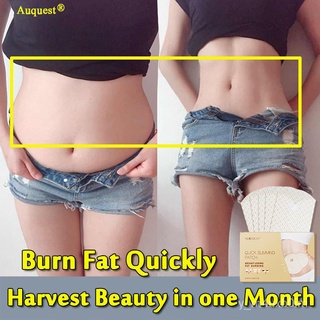 【5pcs/package】AuQuest Quick Slimming Patches Medicine Slimming Navel Sticker Patch Lose Weight Fat D