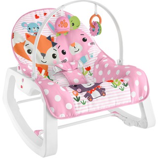 Fisher-Price Infant-To-Toddler Rocker - Pink Critters, Baby Seat